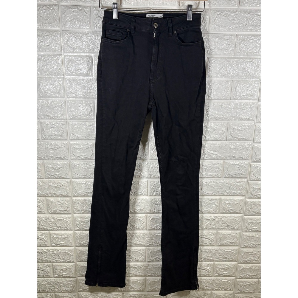 Primark Rita Ora Womens Jeans Size 4 Black High Rise Skinny Zipper Ankle